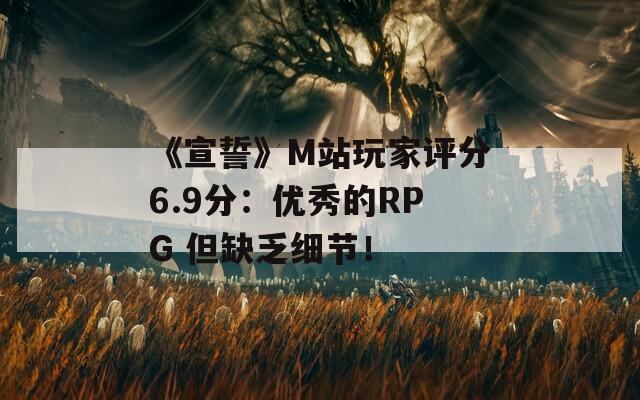 《宣誓》M站玩家评分6.9分：优秀的RPG 但缺乏细节！