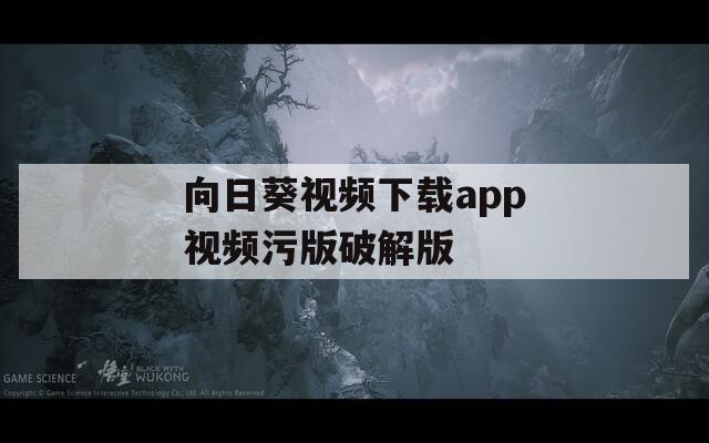 向日葵视频下载app视频污版破解版