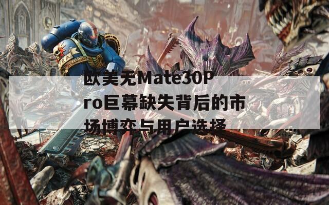 欧美无Mate30Pro巨幕缺失背后的市场博弈与用户选择