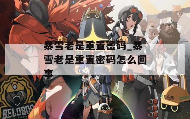 暴雪老是重置密码_暴雪老是重置密码怎么回事