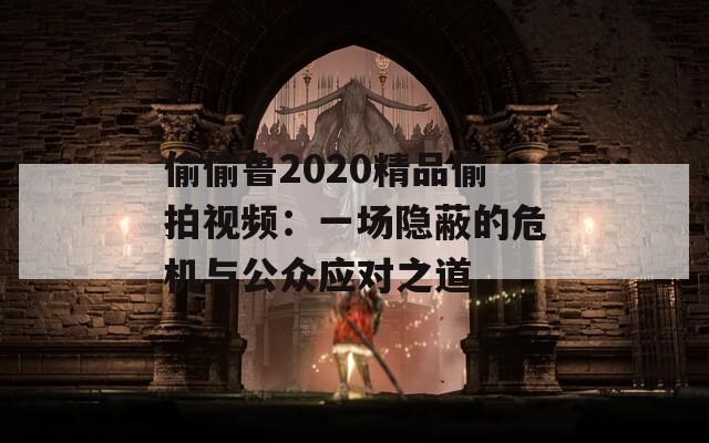 偷偷鲁2020精品偷拍视频：一场隐蔽的危机与公众应对之道
