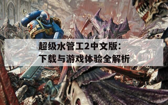 超级水管工2中文版：下载与游戏体验全解析