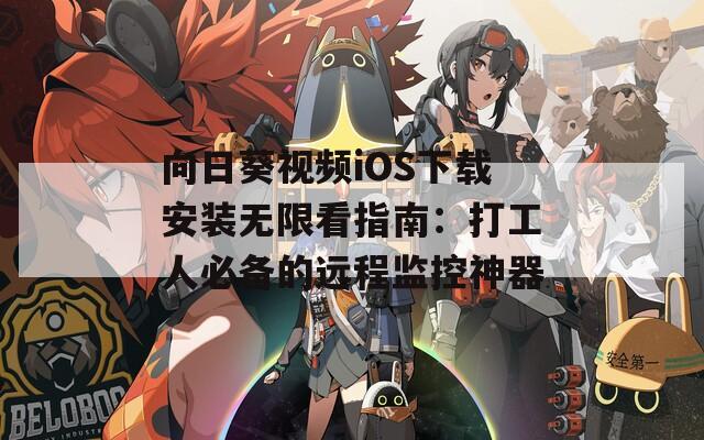 向日葵视频iOS下载安装无限看指南：打工人必备的远程监控神器